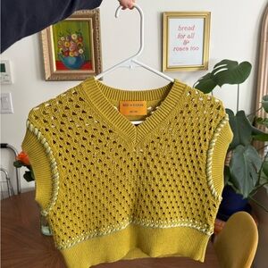 Guest In Residence Knit Sweater Vest